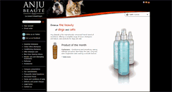 Desktop Screenshot of anju-beaute.com